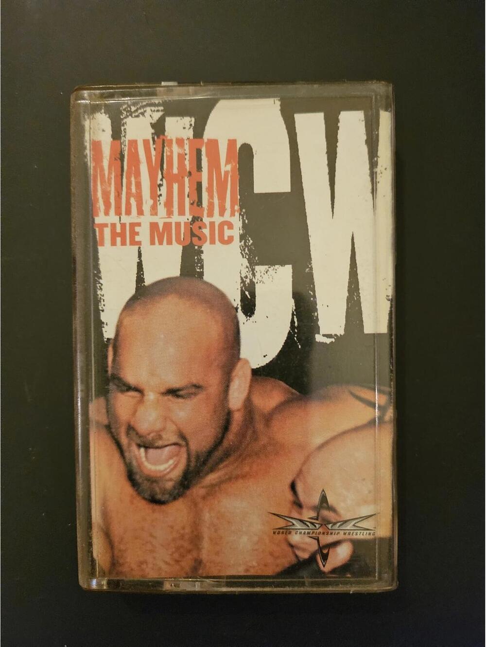 WCW Wrestling - Mayhem - The music - on cassette - RARE - near perfect